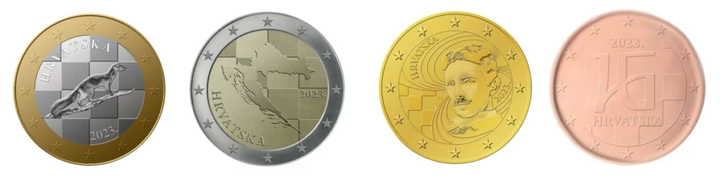 kroatische Euro Münzen 2023
